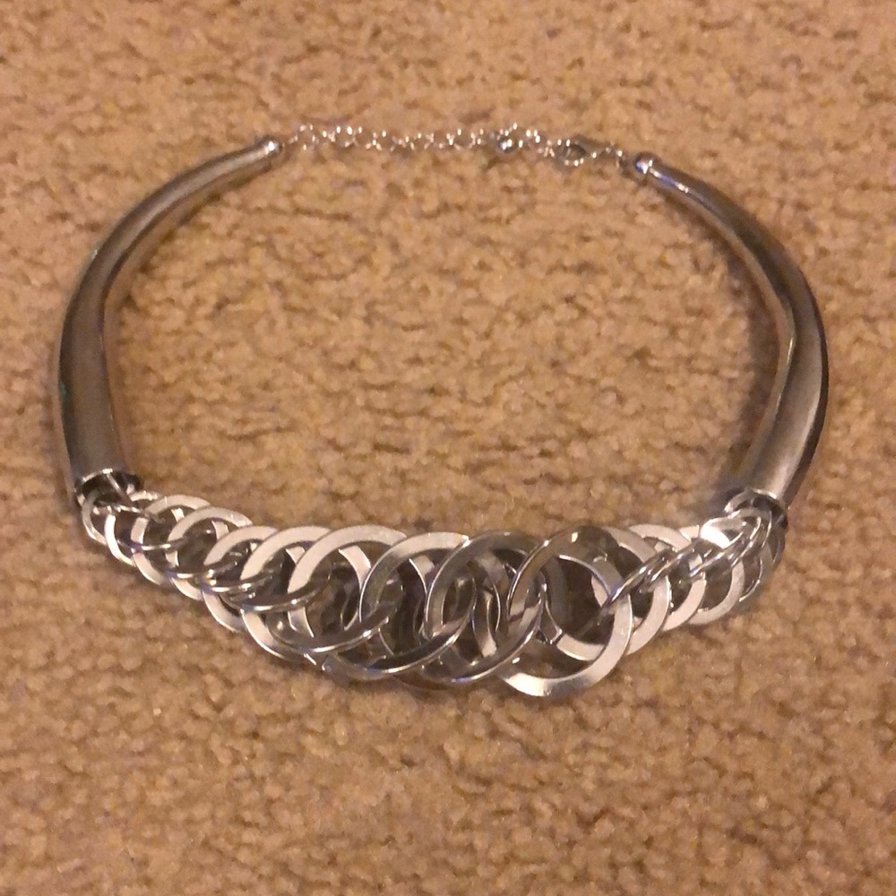Silver color adjustable Necklace